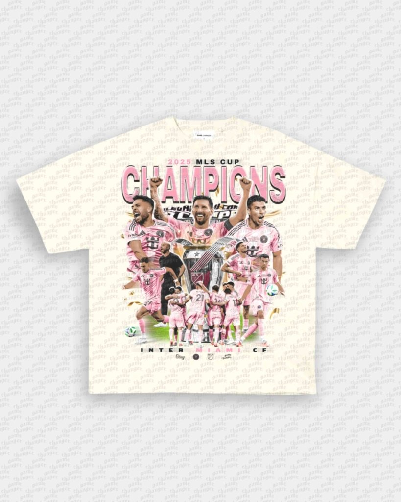 2025 MLS CHAMPS V3 TEE - VIP - GAME CHANGERS - GAME CHANGERS GRAPHIC TEE