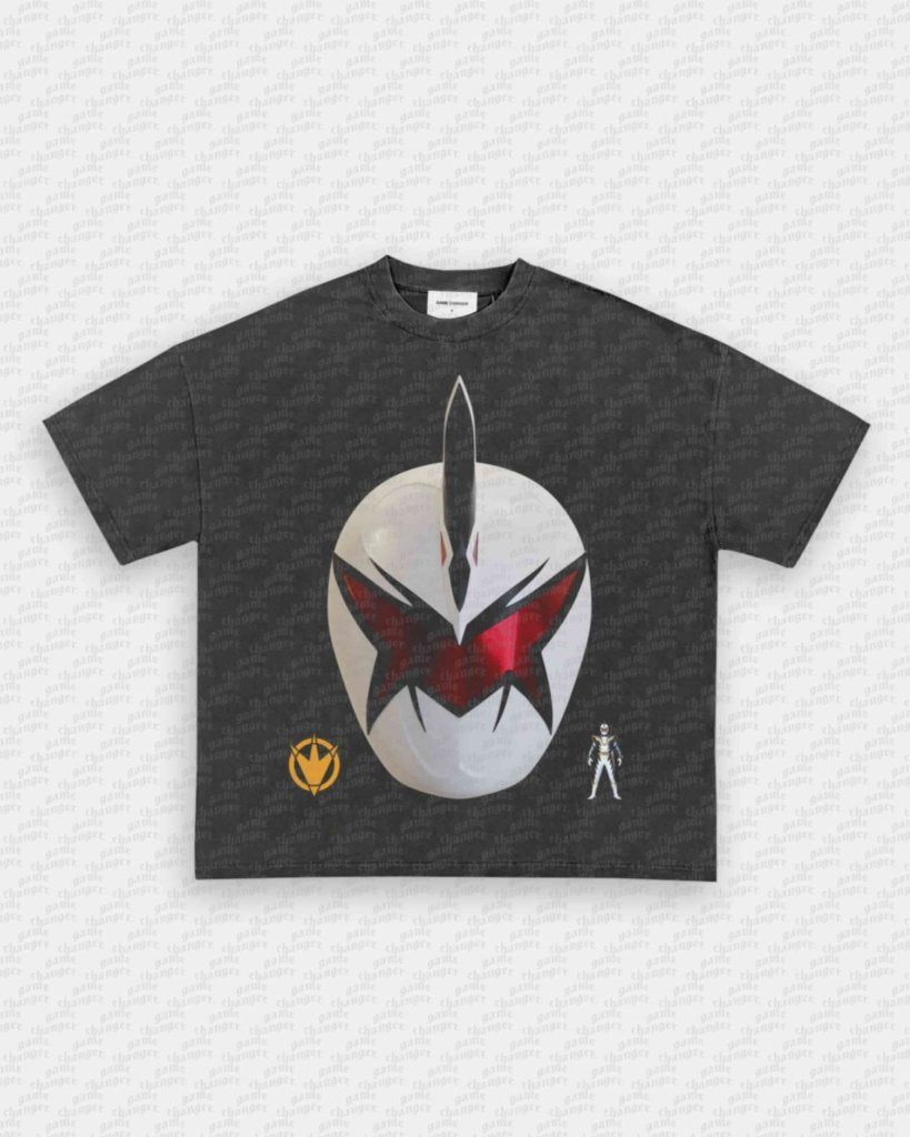 WHITE DINO RANGER TEE - VIP - GAME CHANGERS - GAME CHANGERS GRAPHIC TEE