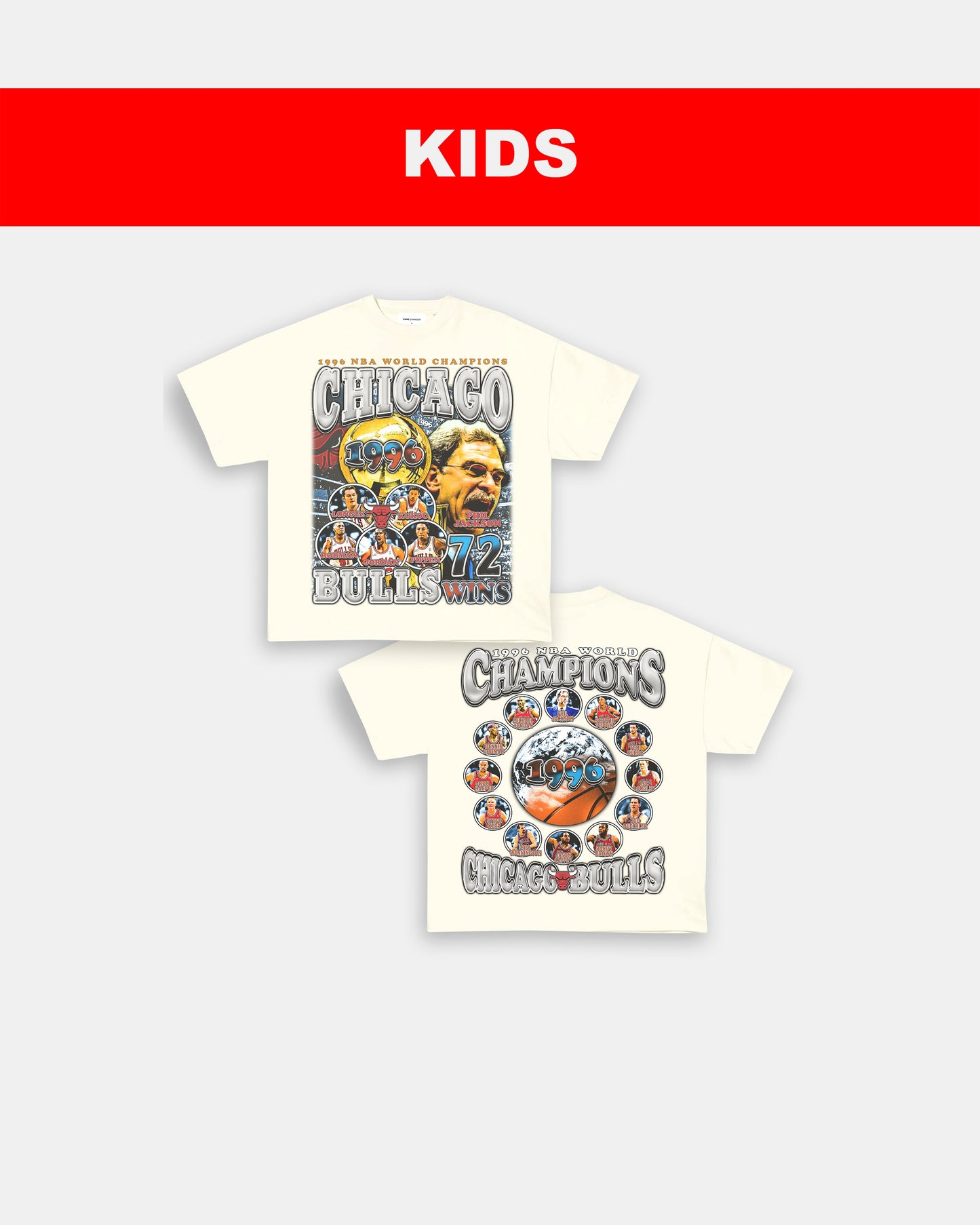 1996 NBA CHAMPS - KIDS TEE - [DS]