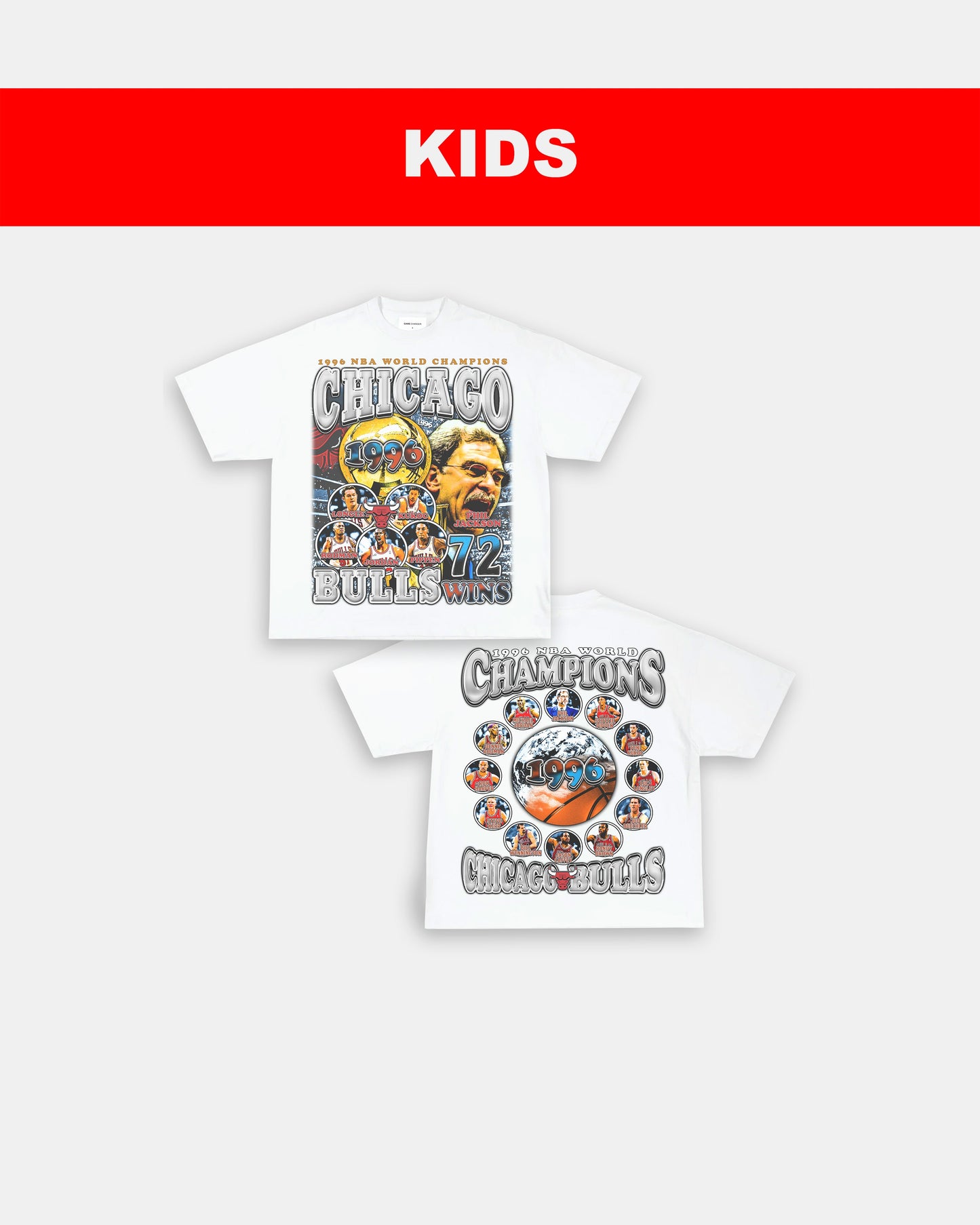 1996 NBA CHAMPS - KIDS TEE - [DS]