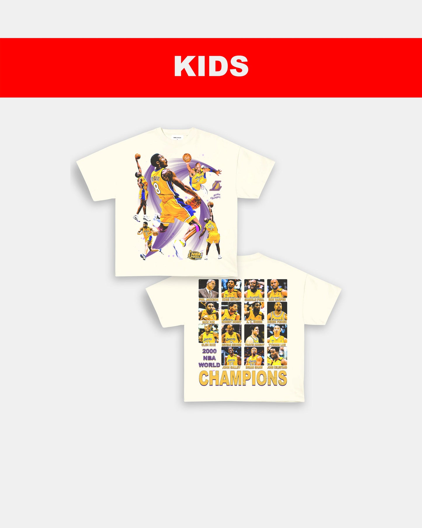 2000 NBA CHAMPS - KIDS TEE - [DS]