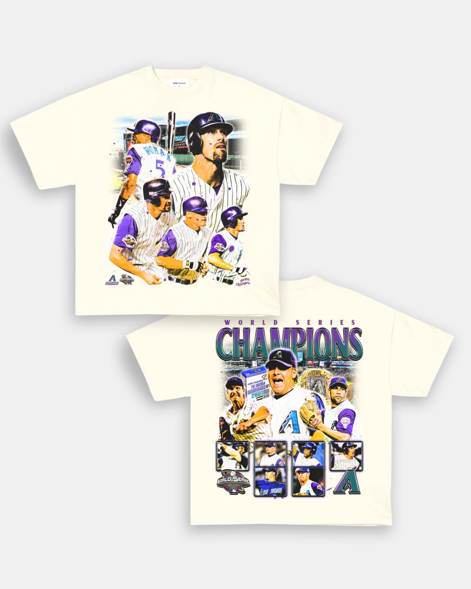 2001 WORLD SERIES CHAMPS - DIAMONDBACKS TEE - [DS] - GAME CHANGERS