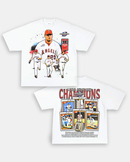 2002 WORLD SERIES CHAMPS - ANGELS TEE - [DS] - GAME CHANGERS