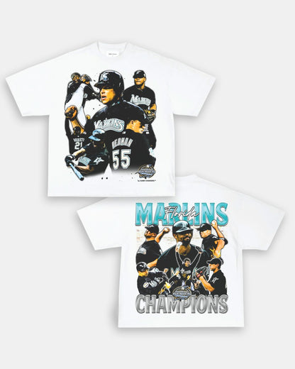 2003 WORLD SERIES CHAMPS - MARLINS TEE - [DS] - GAME CHANGERS