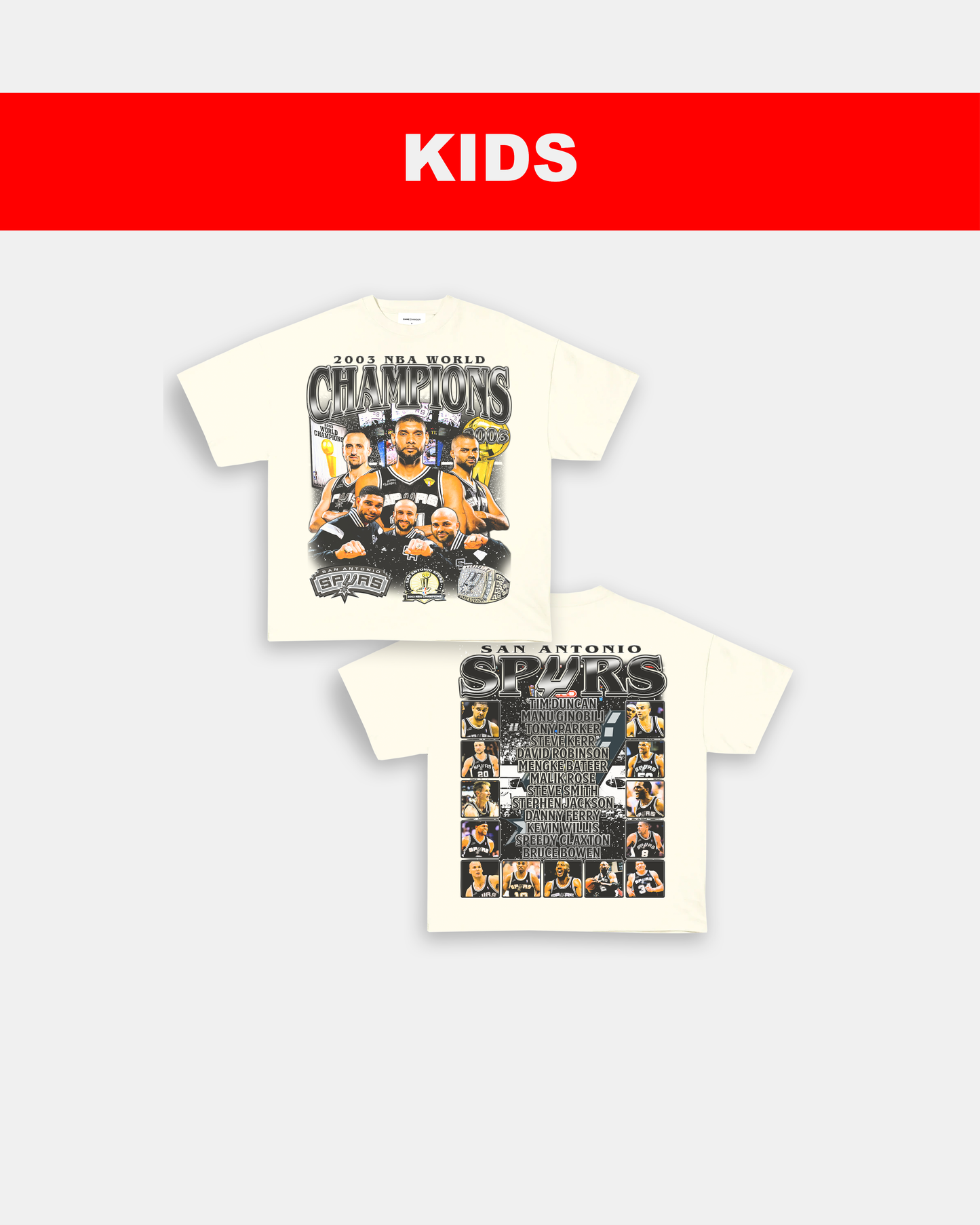 2003 NBA CHAMPIONS - KIDS TEE - [DS]