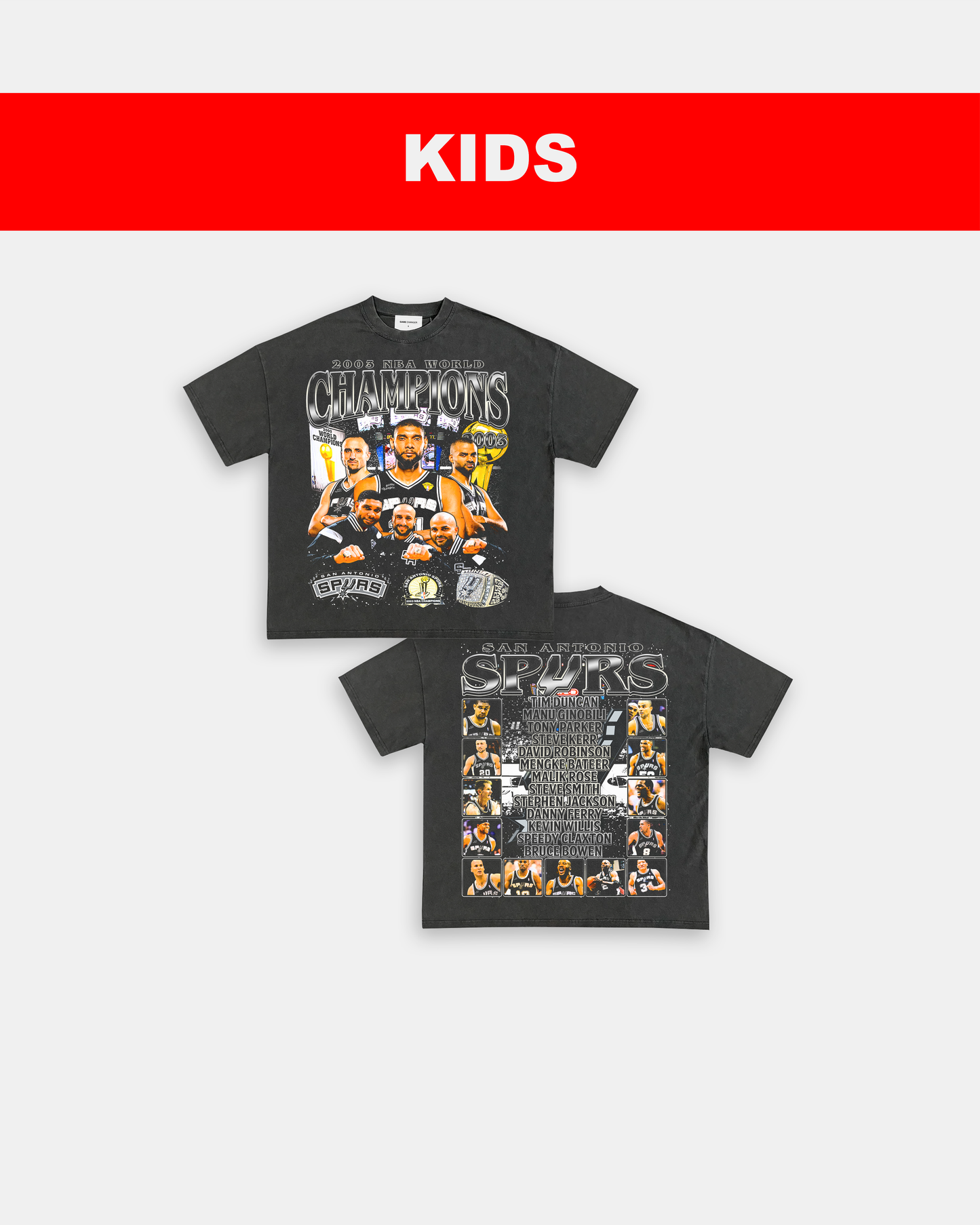 2003 NBA CHAMPIONS - KIDS TEE - [DS]