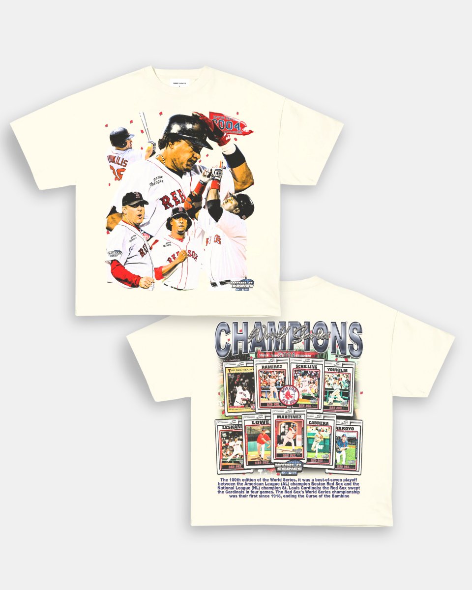 2004 WORLD SERIES CHAMPS - RED SOX TEE - [DS] - GAME CHANGERS