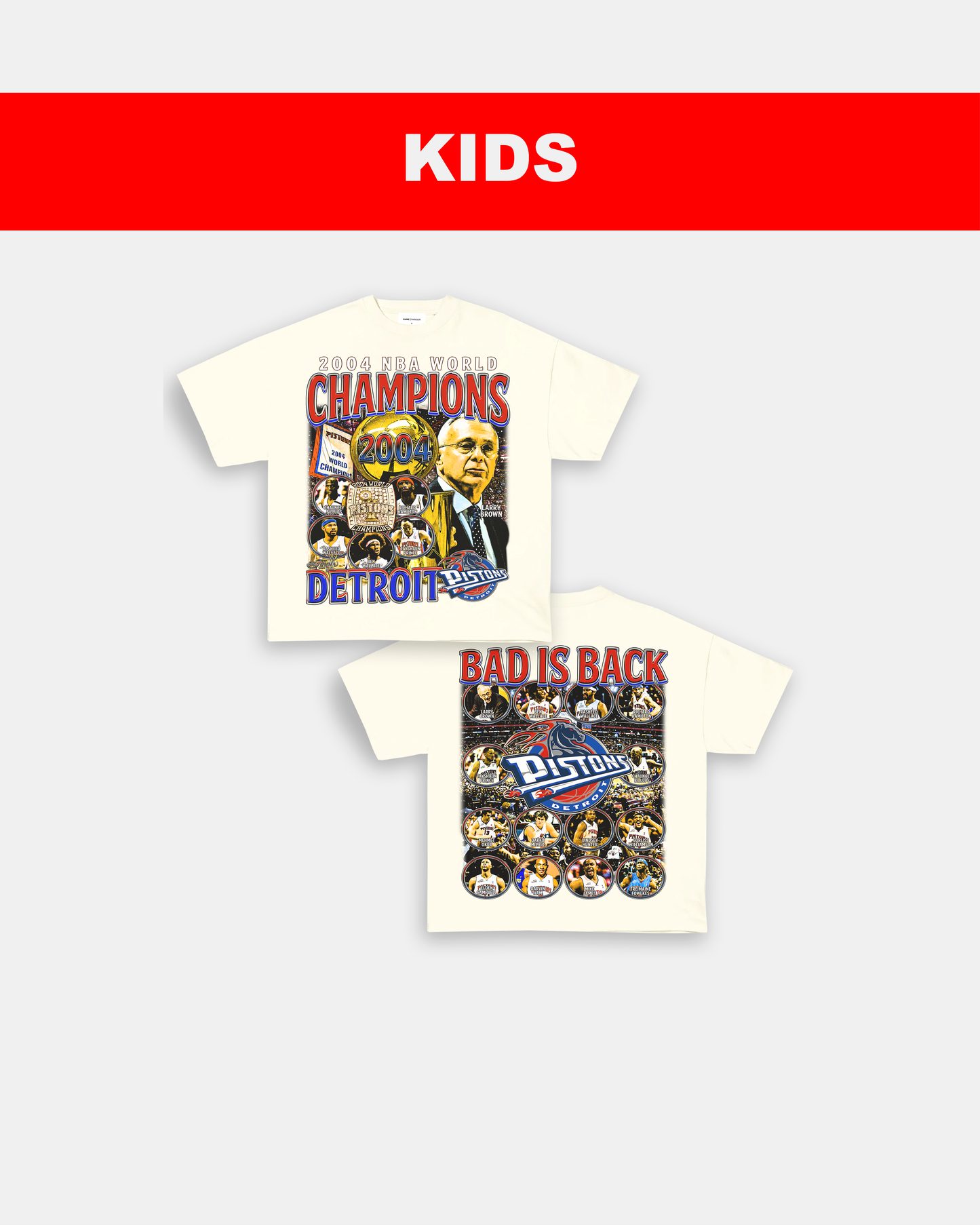 2004 NBA CHAMPIONS - KIDS TEE - [DS]
