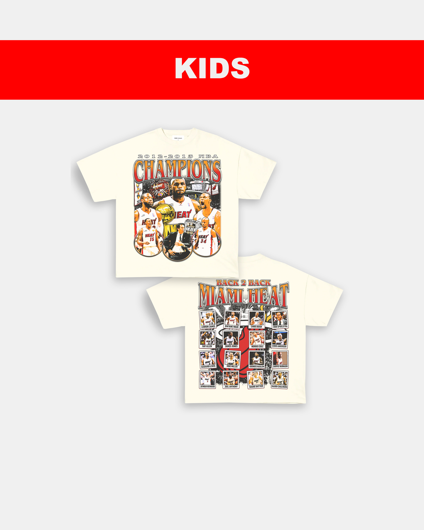 2012-13 NBA CHAMPIONS - KIDS TEE - [DS]