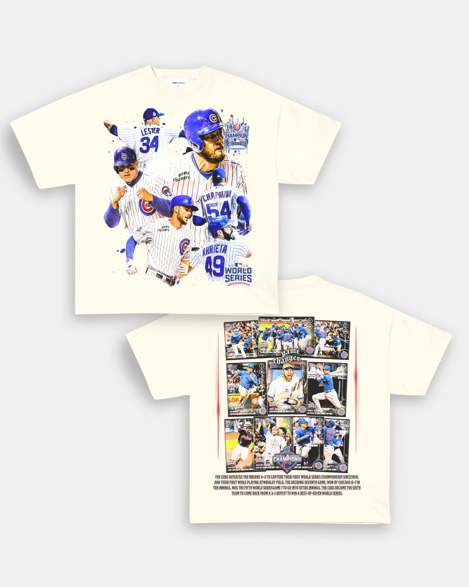 2016 WORLD SERIES CHAMPS - CUBS TEE - [DS] - GAME CHANGERS