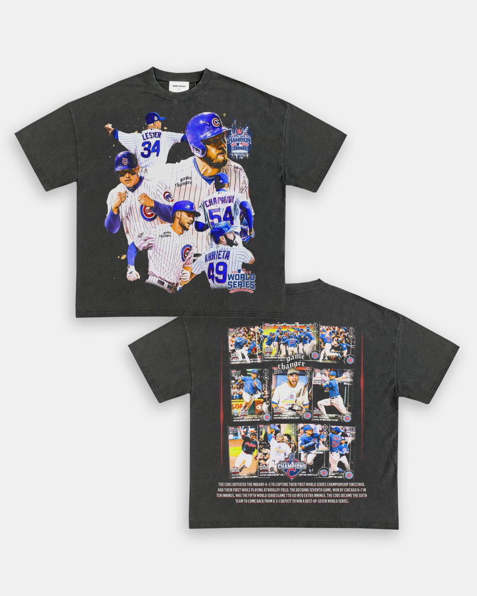 2016 WORLD SERIES CHAMPS - CUBS TEE - [DS] - GAME CHANGERS