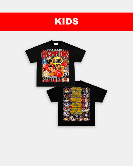 2019 NBA CHAMPIONS - KIDS TEE - [DS]