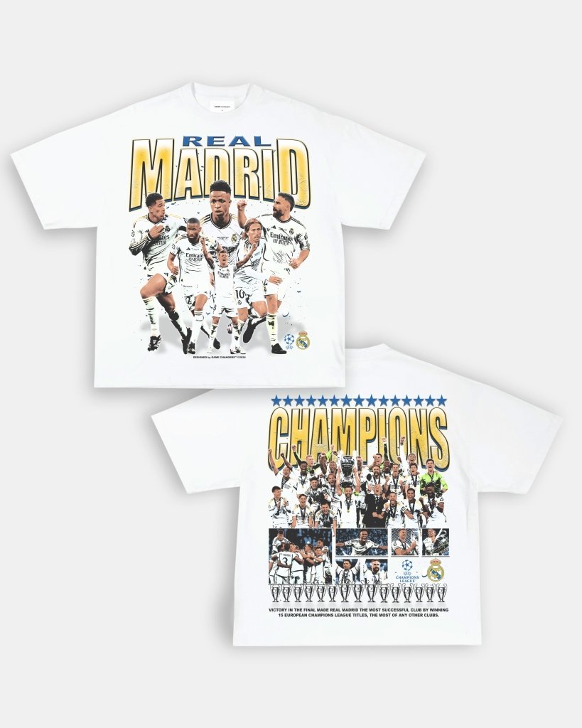 2024 UCL CHAMPS - REAL MADRID TEE - [DS] - VIP - GAME CHANGERS TEE