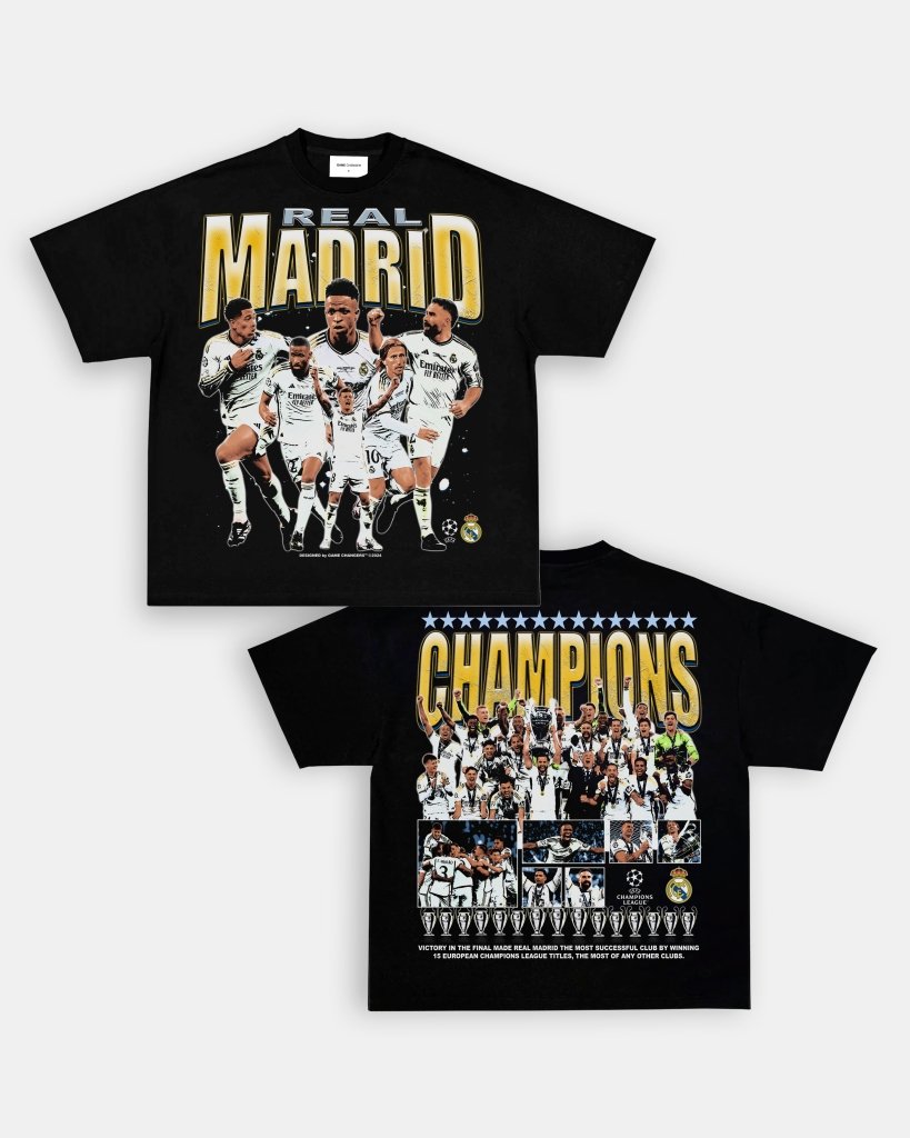 2024 UCL CHAMPS - REAL MADRID TEE - [DS] - VIP - GAME CHANGERS TEE
