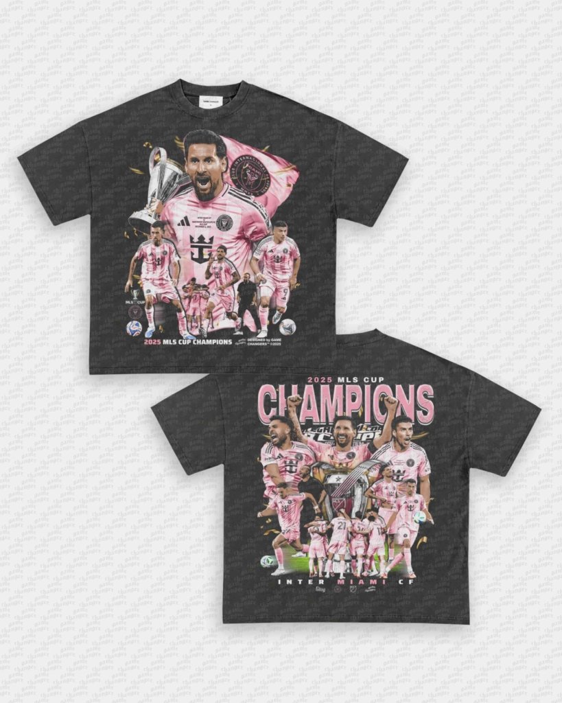 2025 MLS CHAMPS TEE - [DS] - VIP - GAME CHANGERS - GAME CHANGERS GRAPHIC TEE