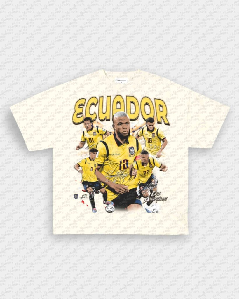 2026 ECUADOR WORLD CUP TEE - VIP - GAME CHANGERS - GAME CHANGERS GRAPHIC TEE