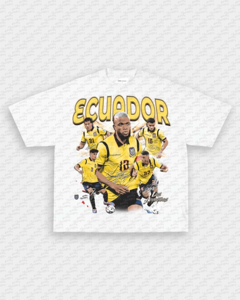 2026 ECUADOR WORLD CUP TEE - VIP - GAME CHANGERS - GAME CHANGERS GRAPHIC TEE