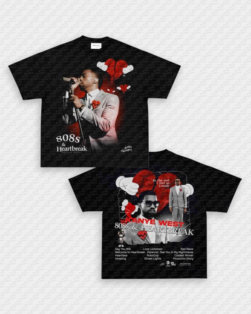 808s & HEARTBREAK TEE - [DS] - VIP - GAME CHANGERS - GAME CHANGERS GRAPHIC TEE