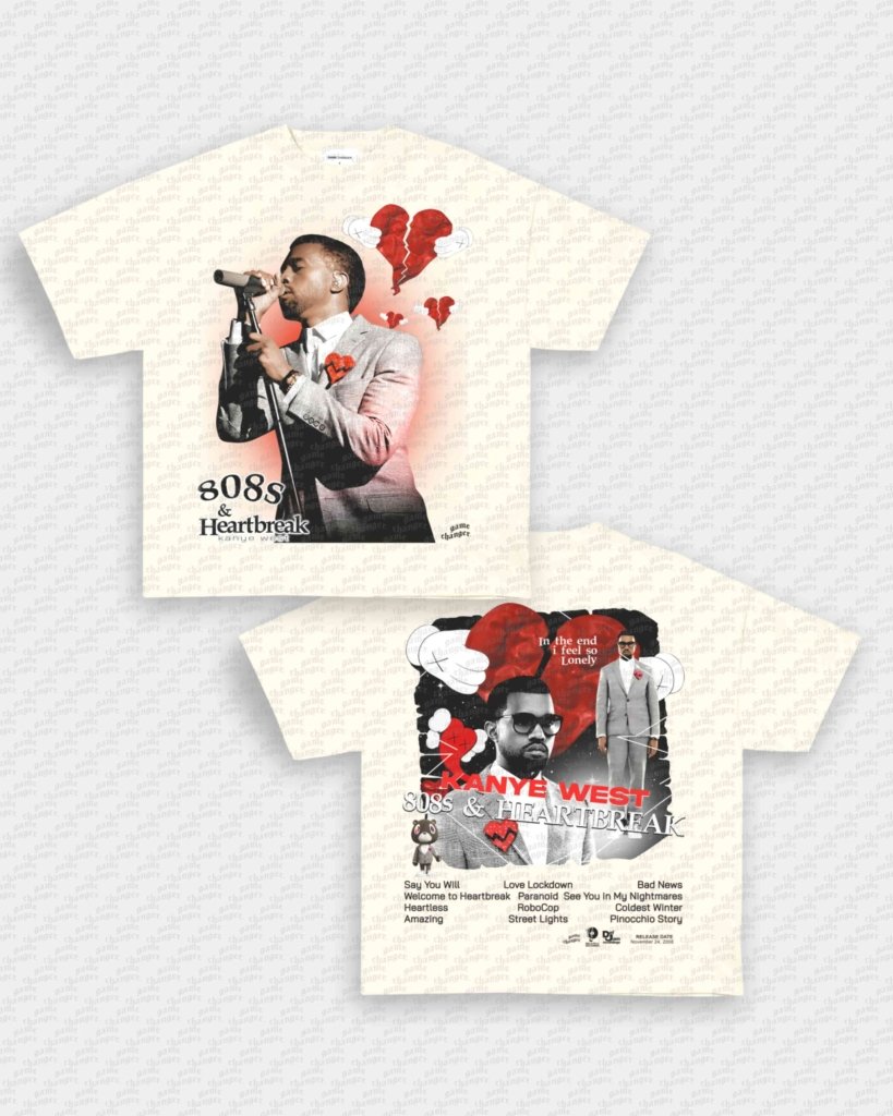 808s & HEARTBREAK TEE - [DS] - VIP - GAME CHANGERS - GAME CHANGERS GRAPHIC TEE