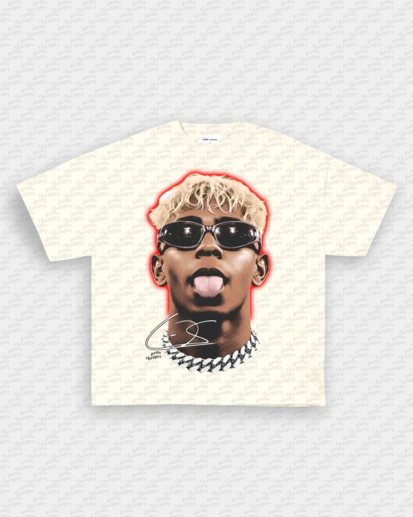BIG FACE LAMINE TEE