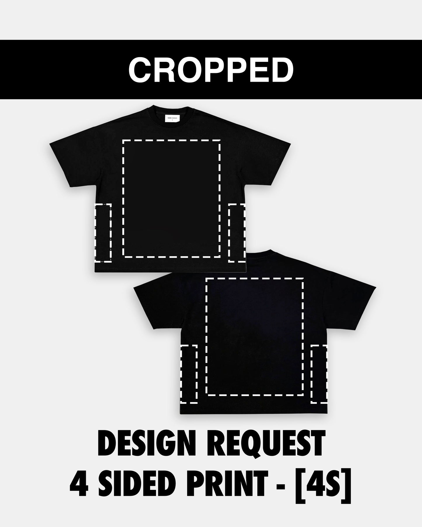 CUSTOM CROPPED TEE - [4S]