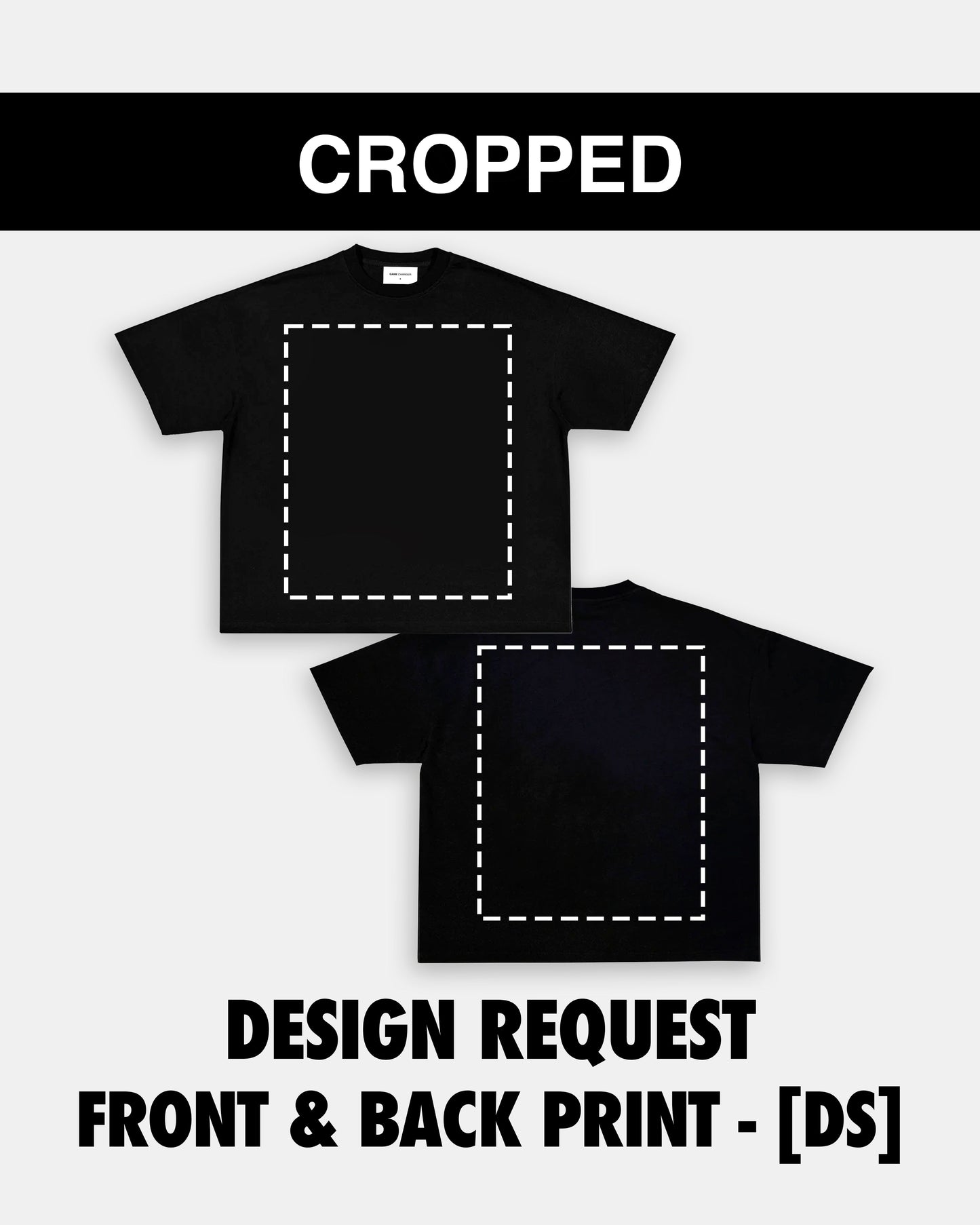 CUSTOM CROPPED TEE - [DS]