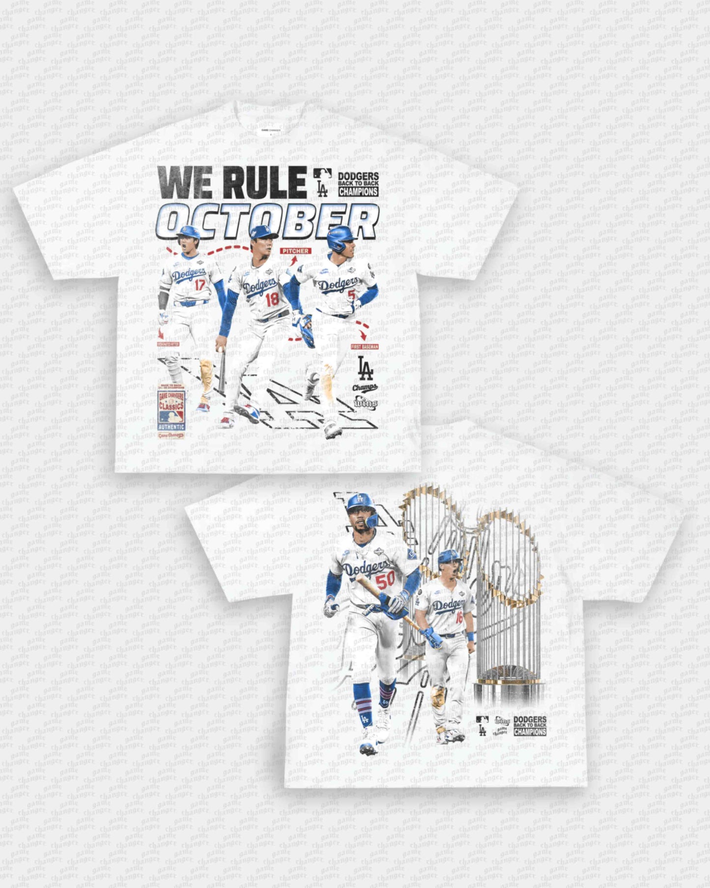 WE RULE OCTOBER TEE - [DS] (VINTAGE PRINT)