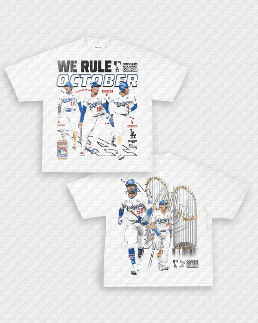 WE RULE OCTOBER TEE - [DS] (VINTAGE PRINT)