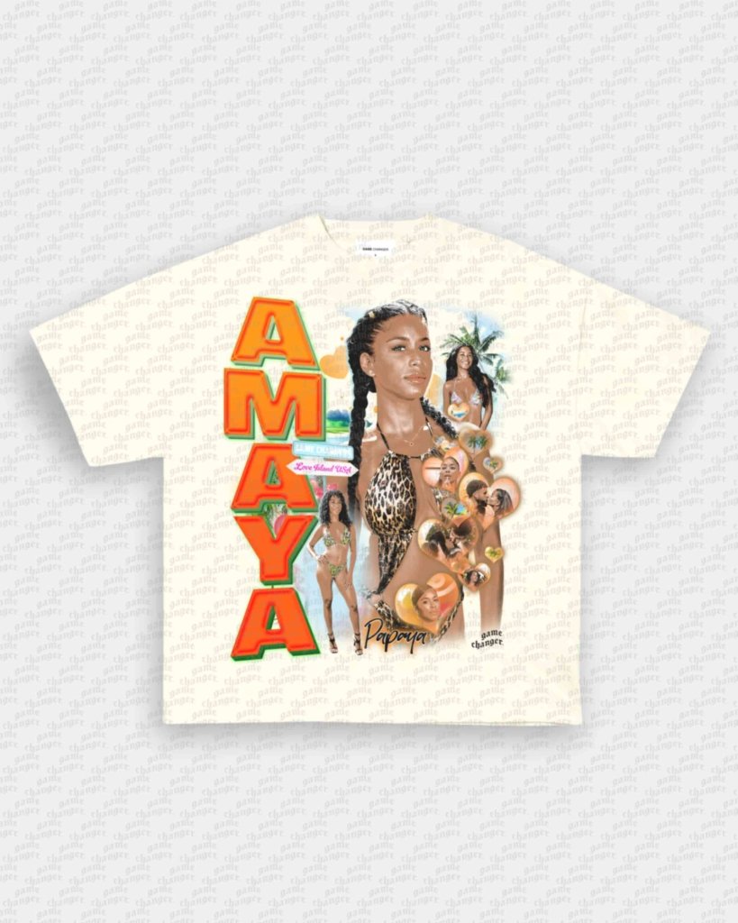AMAYA PAPAYA TEE - VIP - GAME CHANGERS - GAME CHANGERS GRAPHIC TEE