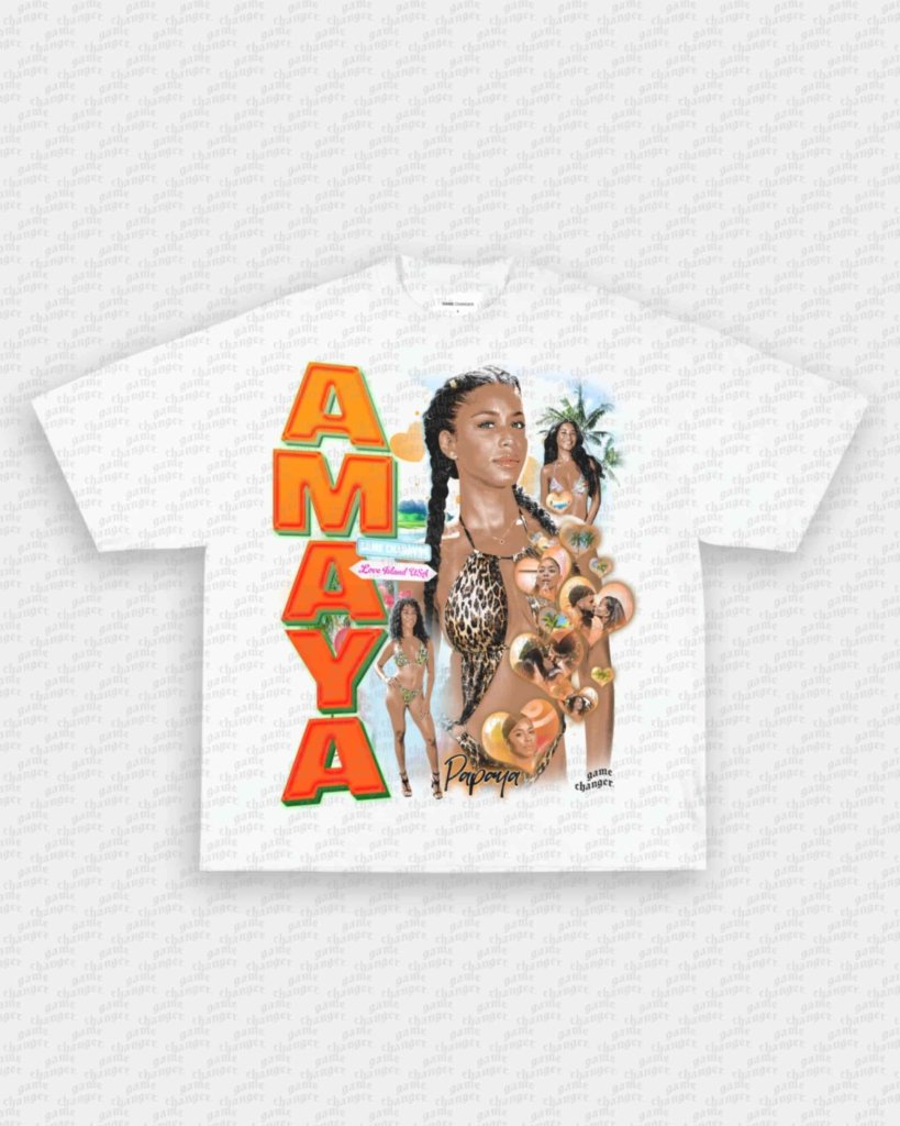 AMAYA PAPAYA TEE - VIP - GAME CHANGERS - GAME CHANGERS GRAPHIC TEE