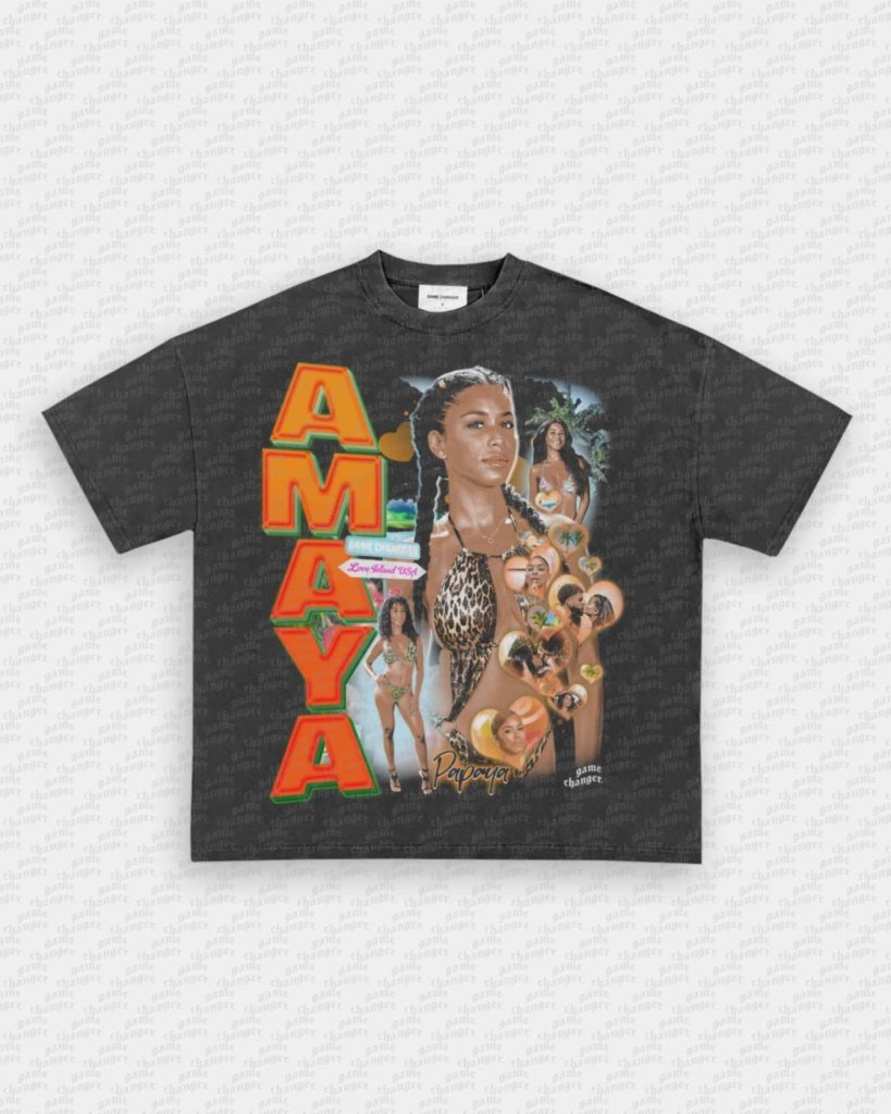 AMAYA PAPAYA TEE - VIP - GAME CHANGERS - GAME CHANGERS GRAPHIC TEE