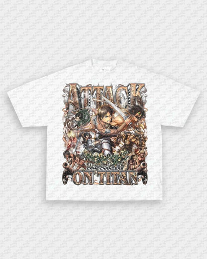 ATTACK ON TITAN TEE - VIP - GAME CHANGERS - GAME CHANGERS GRAPHIC TEE