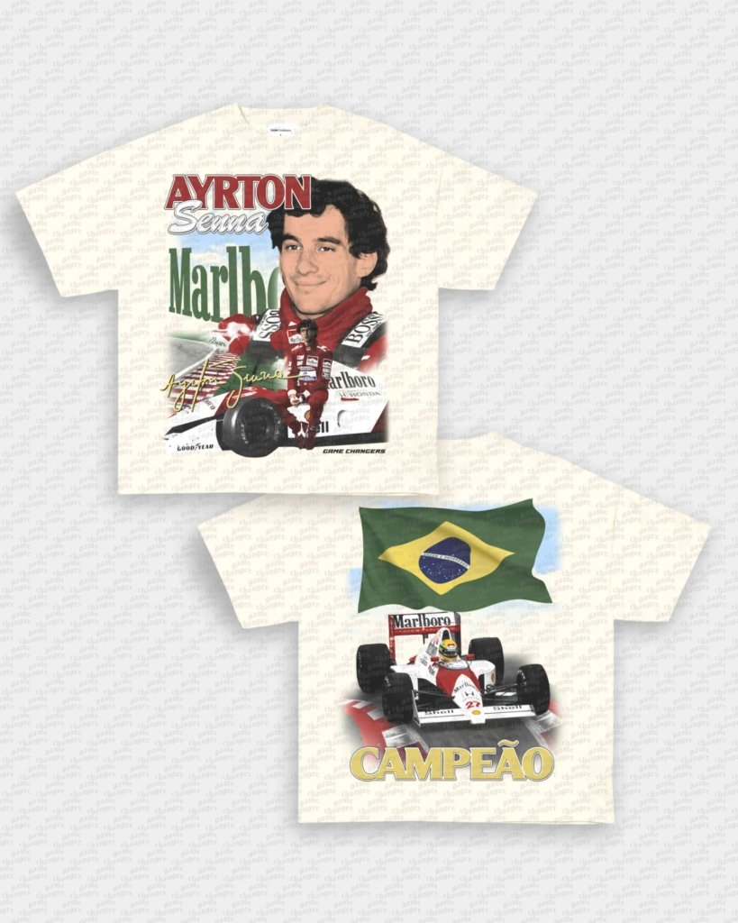 AYRTON SENNA V2 TEE - [DS] - VIP - GAME CHANGERS - GAME CHANGERS GRAPHIC TEE