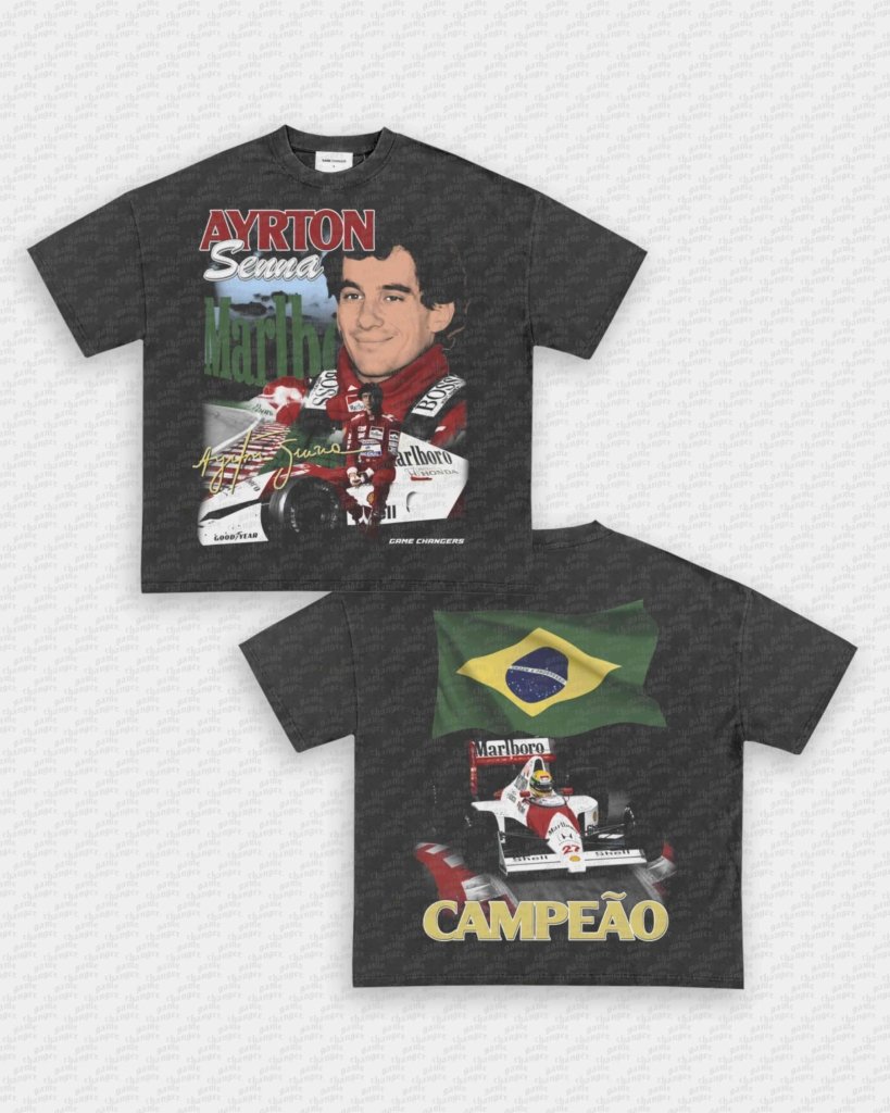 AYRTON SENNA V2 TEE - [DS] - VIP - GAME CHANGERS - GAME CHANGERS GRAPHIC TEE