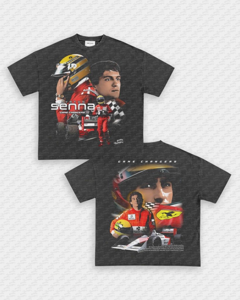 AYRTON SENNA V3 TEE - [DS] - VIP - GAME CHANGERS - GAME CHANGERS GRAPHIC TEE