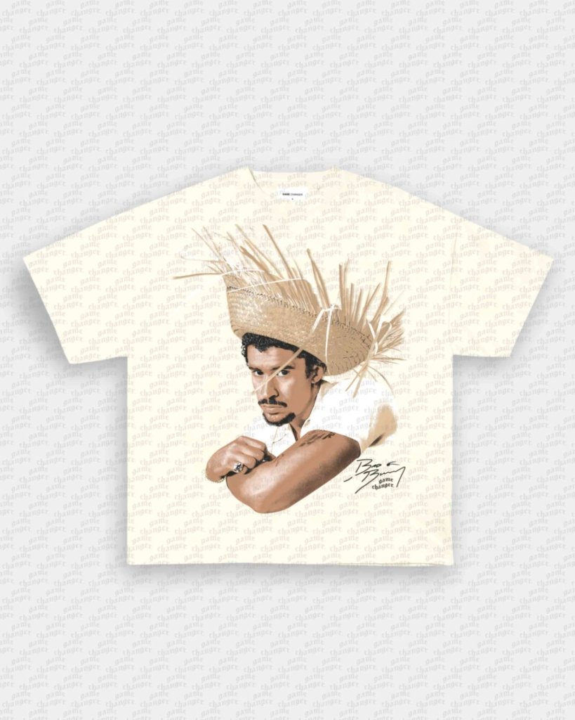 BAD BUNNY V2 TEE - VIP - GAME CHANGERS - GAME CHANGERS GRAPHIC TEE