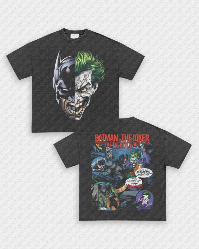 BATMAN VS JOKER TEE - [DS] - VIP - GAME CHANGERS - GAME CHANGERS GRAPHIC TEE