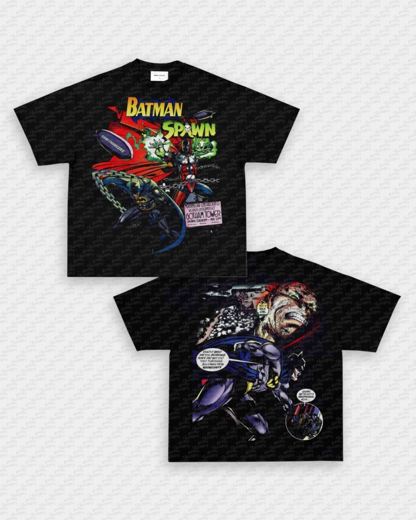 BATMAN VS SPAWN TEE - [DS] - VIP - GAME CHANGERS - GAME CHANGERS GRAPHIC TEE