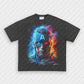 BIG FACE CAPTAIN AMERICA TEE - VIP - GAME CHANGERS TEE