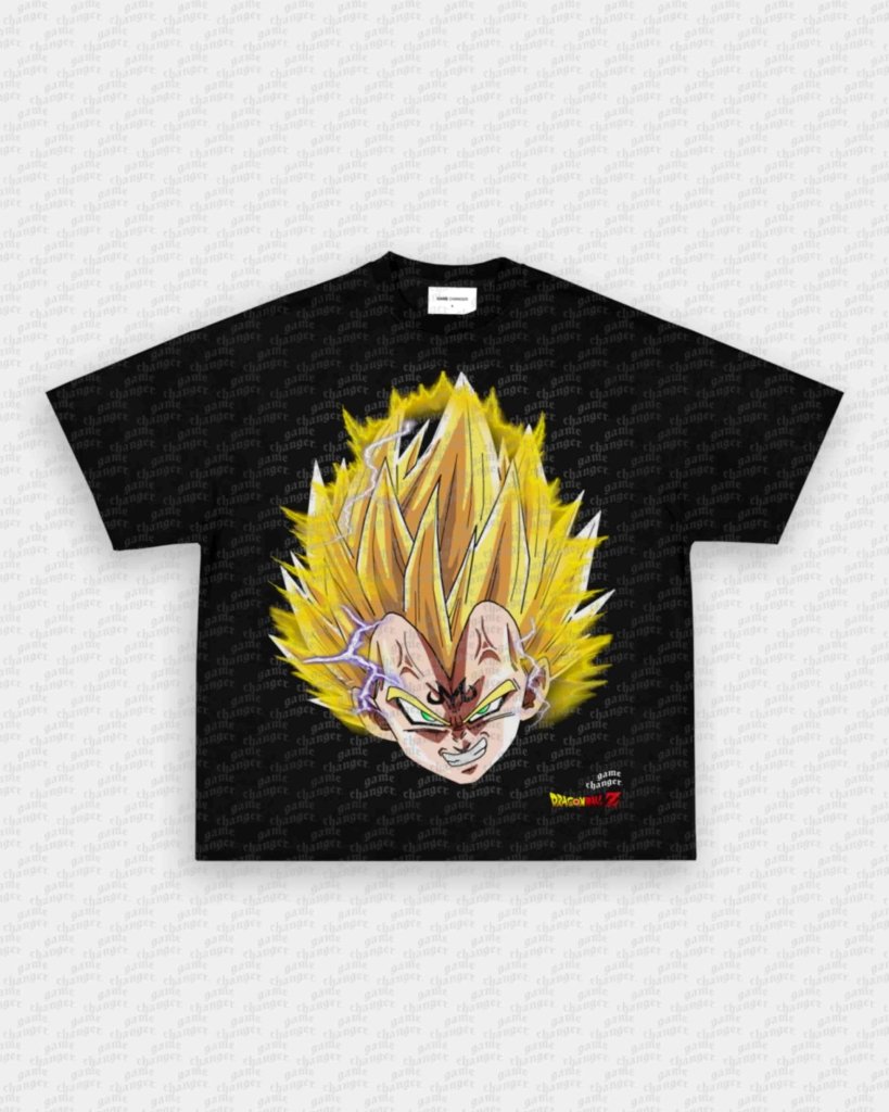BIG FACE MAJIN VEGETA TEE - VIP - GAME CHANGERS GRAPHIC TEE