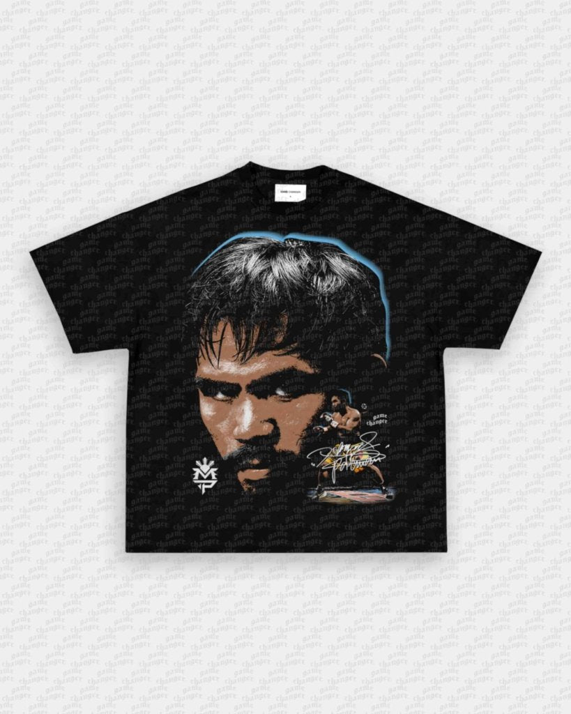 BIG FACE PACQUIAO TEE - VIP - GAME CHANGERS - GAME CHANGERS GRAPHIC TEE