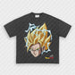 BIG FACE SSJ GOKU TEE - VIP - GAME CHANGERS GRAPHIC TEE