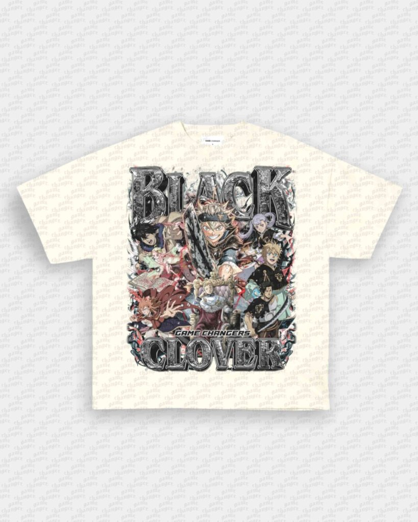 BLACK CLOVER TEE - VIP - GAME CHANGERS - GAME CHANGERS GRAPHIC TEE