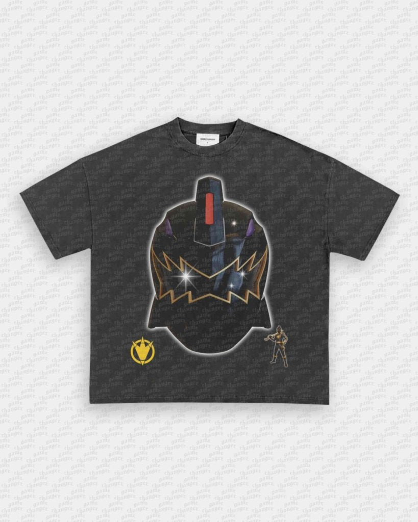 BLACK DINO RANGER TEE - VIP - GAME CHANGERS - GAME CHANGERS GRAPHIC TEE