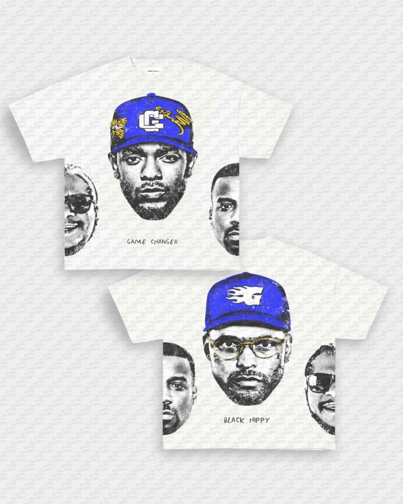 BLACK HIPPY TEE - [4S] - VIP - GAME CHANGERS - GAME CHANGERS GRAPHIC TEE