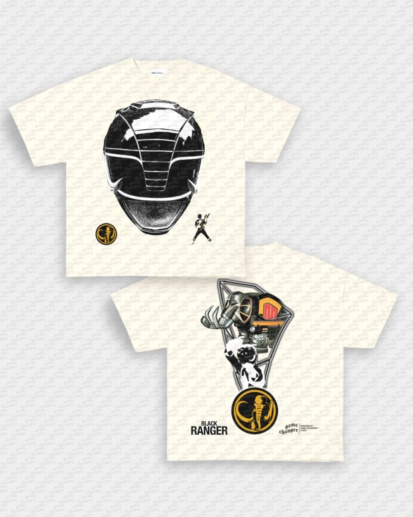 BLACK RANGER TEE - [DS] - VIP - GAME CHANGERS - GAME CHANGERS GRAPHIC TEE