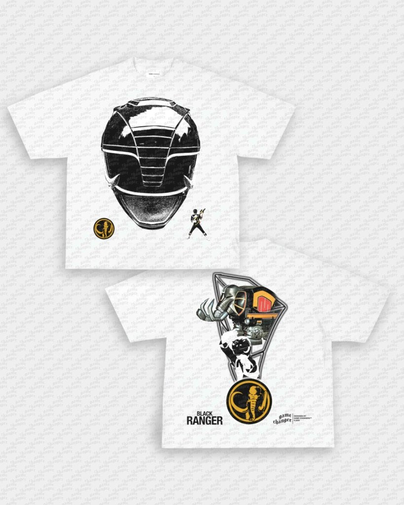 BLACK RANGER TEE - [DS] - VIP - GAME CHANGERS - GAME CHANGERS GRAPHIC TEE