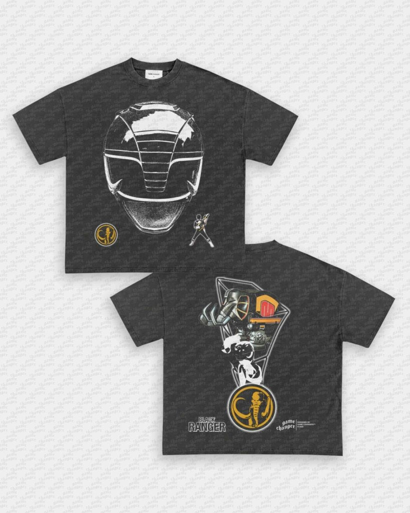 BLACK RANGER TEE - [DS] - VIP - GAME CHANGERS - GAME CHANGERS GRAPHIC TEE