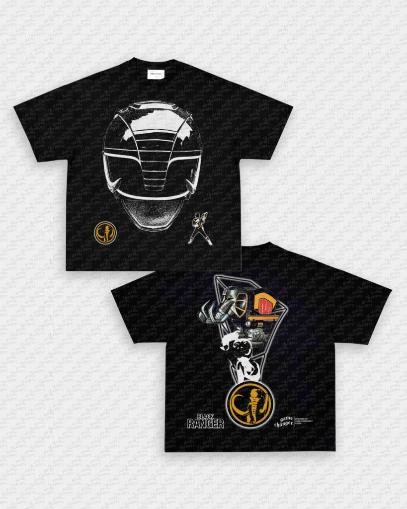 BLACK RANGER TEE - [DS] - VIP - GAME CHANGERS - GAME CHANGERS GRAPHIC TEE