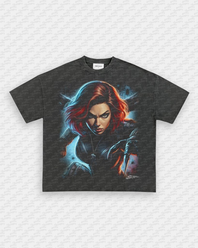 BLACK WIDOW TEE - VIP - GAME CHANGERS TEE
